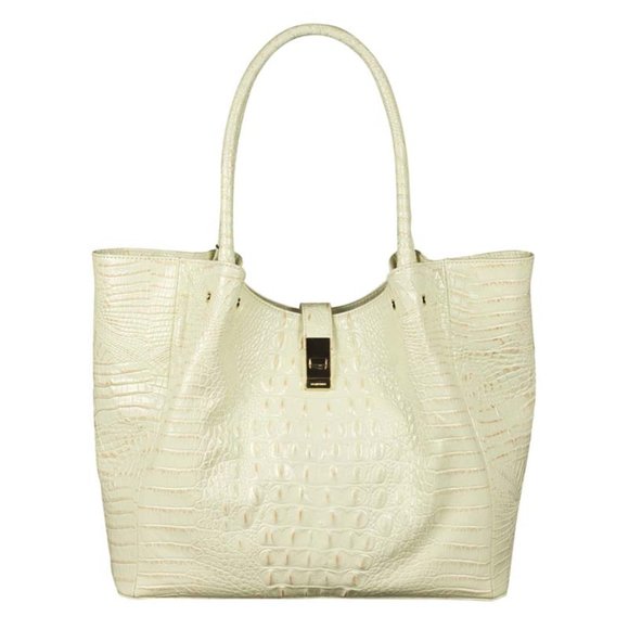 Brahmin Medium Mallory Tote in Crystal Melbourne Leather - Picture 1 of 2